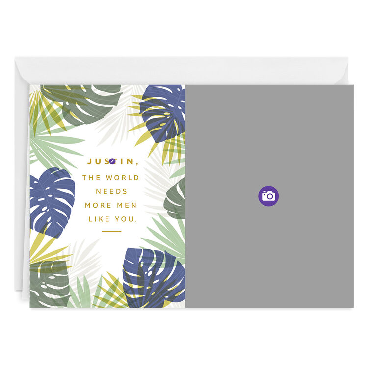 Hallmark Personalized More Men Like You Photo Card