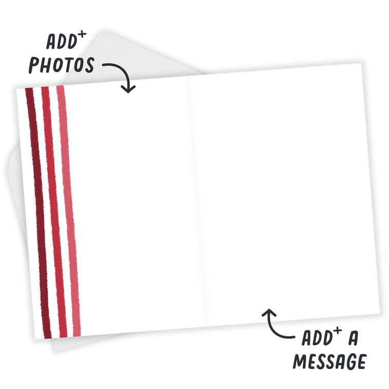 Hallmark Personalized Red Heart Frame Photo Card