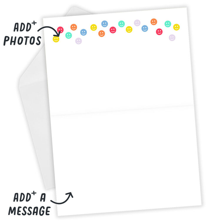 Hallmark Personalized Smiley Face Photo Card