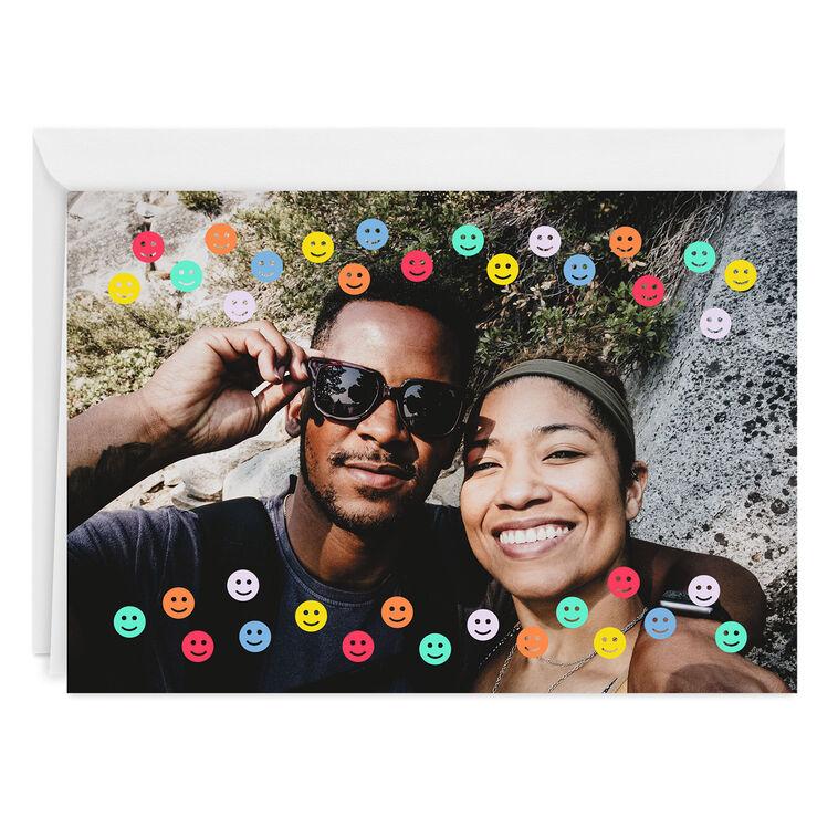 hallmark Personalized Smiley Face Photo Card
