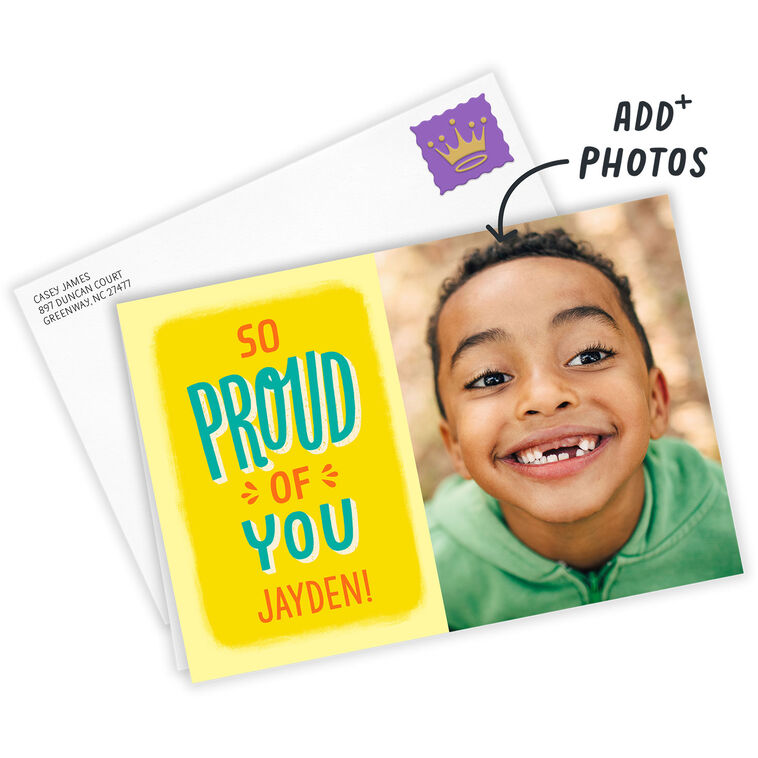 Hallmark Personalized So Proud Of You Photo Card