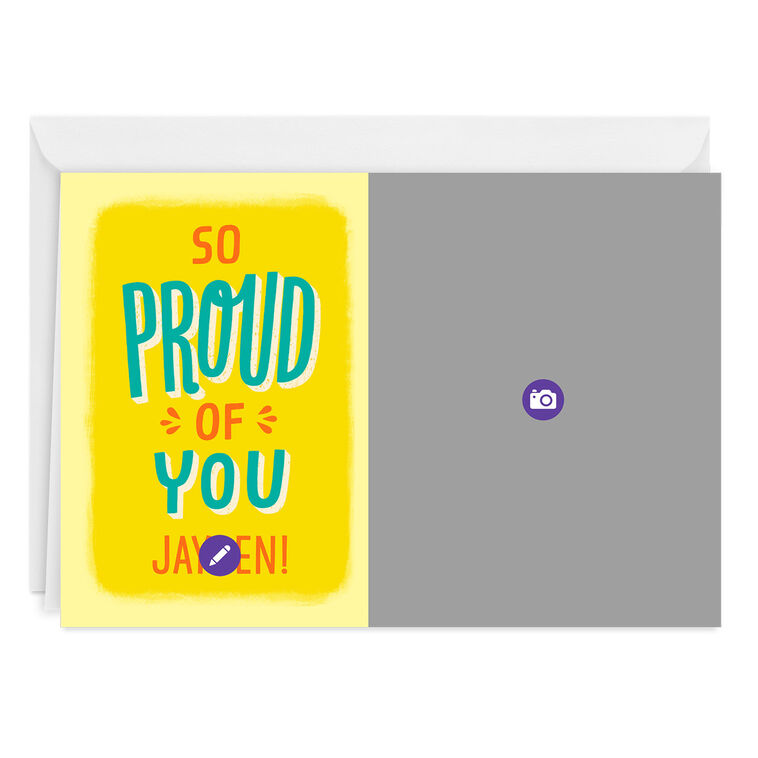 Hallmark Personalized So Proud Of You Photo Card
