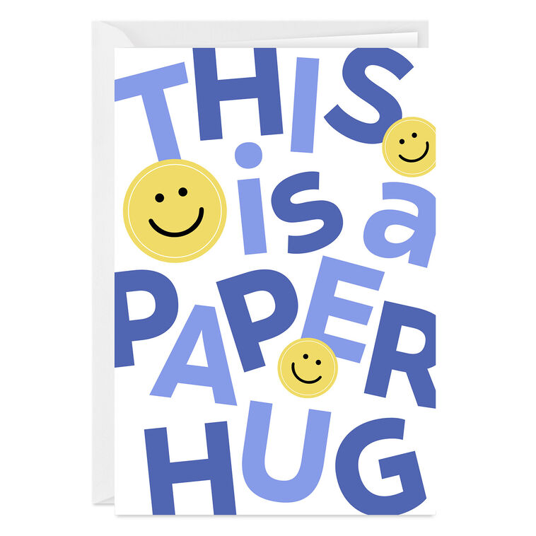 hallmark Personalized This Is a Paper Hug Card