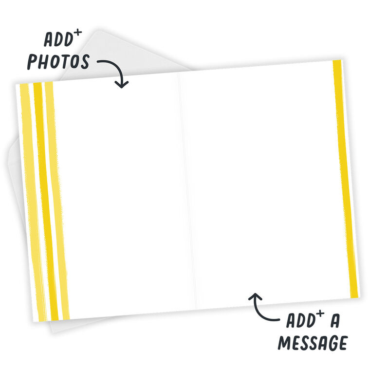 Hallmark Personalized White Outline Photo Card