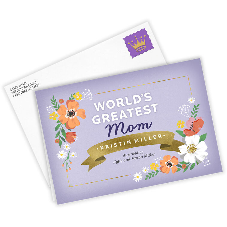 Hallmark Personalized World’s Greatest Award Card