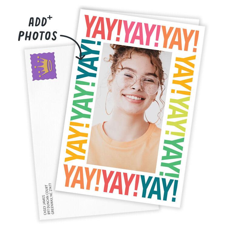 Hallmark Personalized Yay Celebration Photo Card