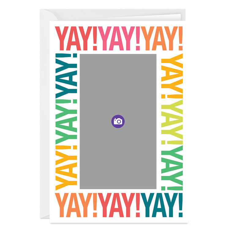 Hallmark Personalized Yay Celebration Photo Card