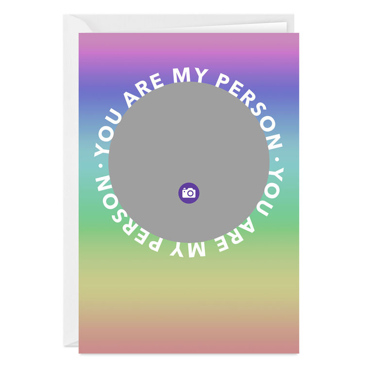 Hallmark Personalized You Are My Person Photo Card
