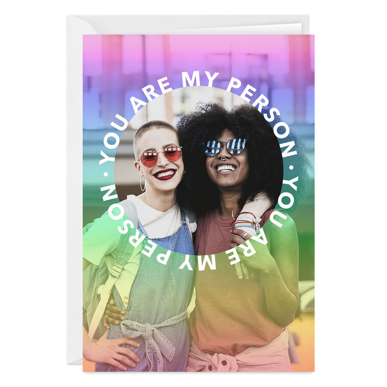 hallmark Personalized You Are My Person Photo Card