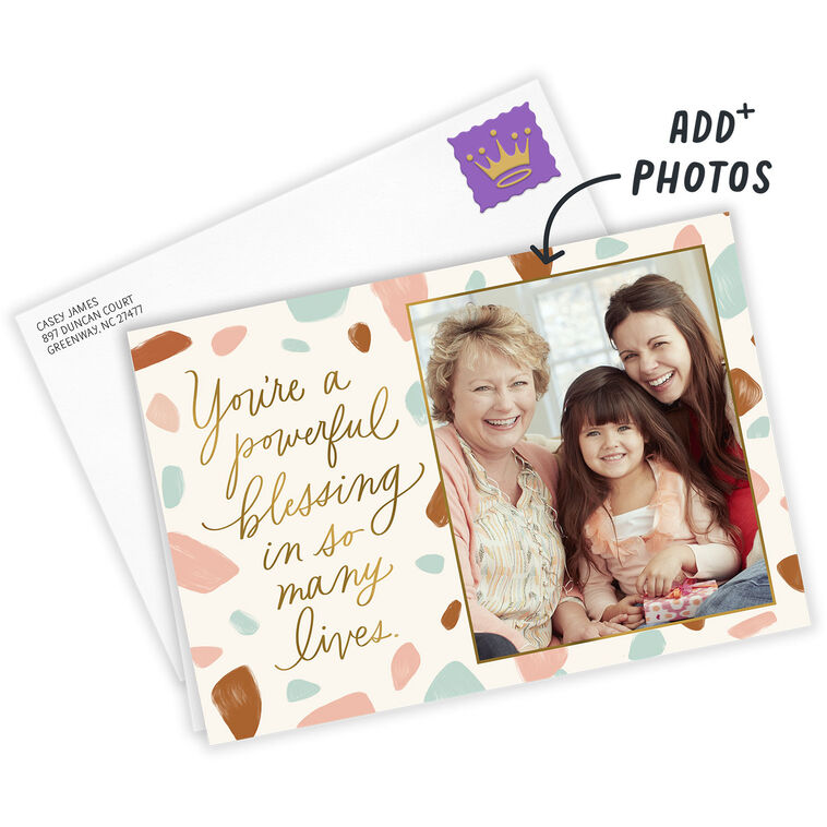 Hallmark Personalized You’re A Blessing Photo Card