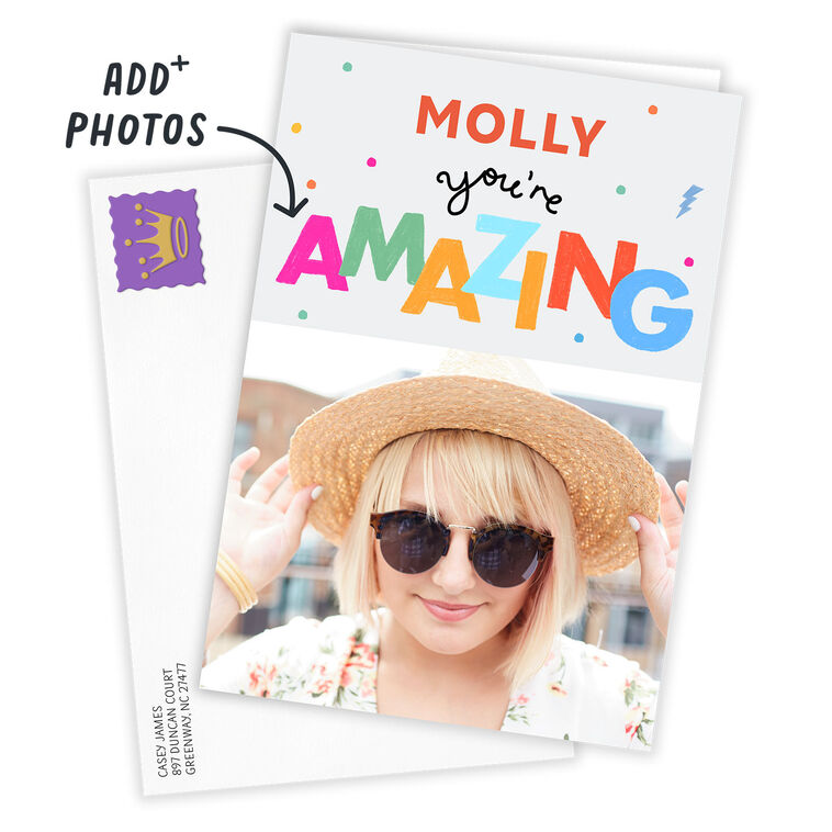 Hallmark Personalized You're Amazing Photo Card