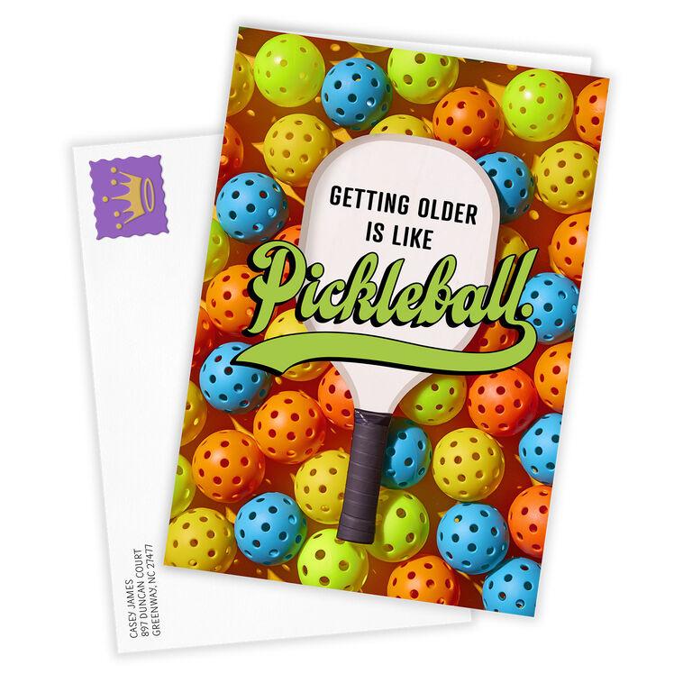 Hallmark Pickleball Funny Custom Birthday Card