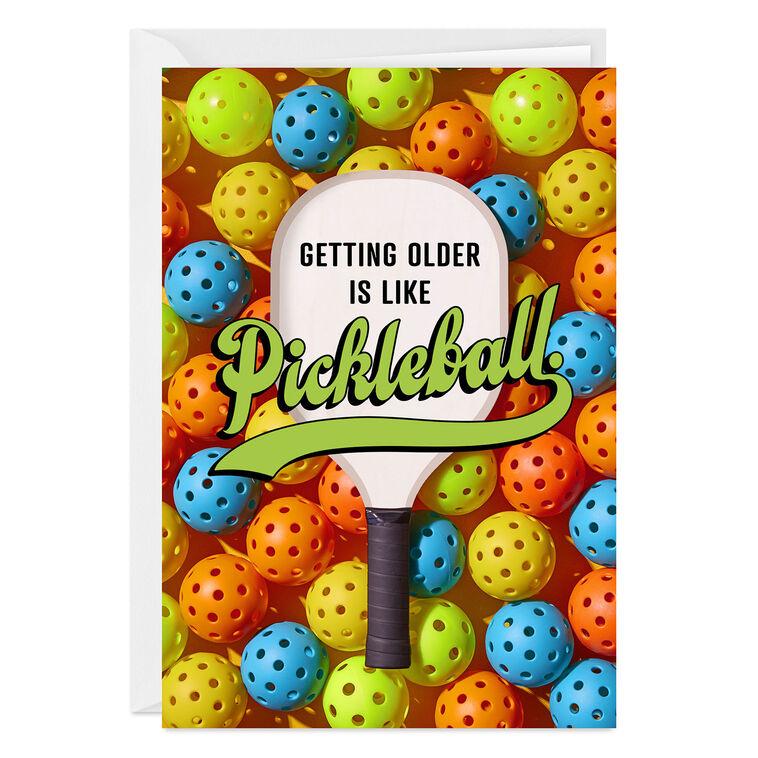 hallmark Pickleball Funny Custom Birthday Card