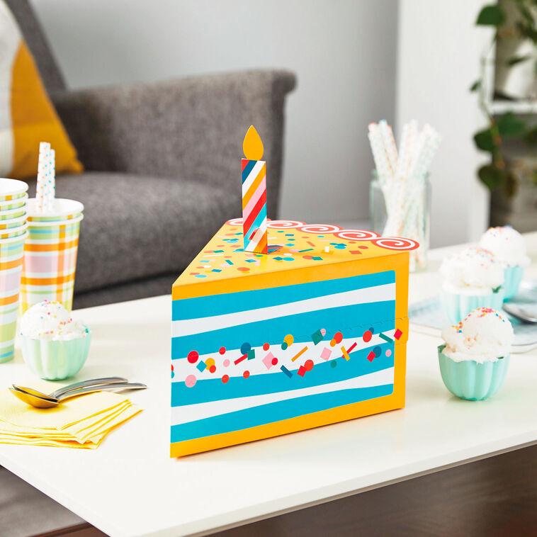 Hallmark Piece Of Cake Fun-Zip Gift Box