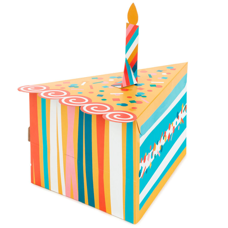 Hallmark Piece Of Cake Fun-Zip Gift Box