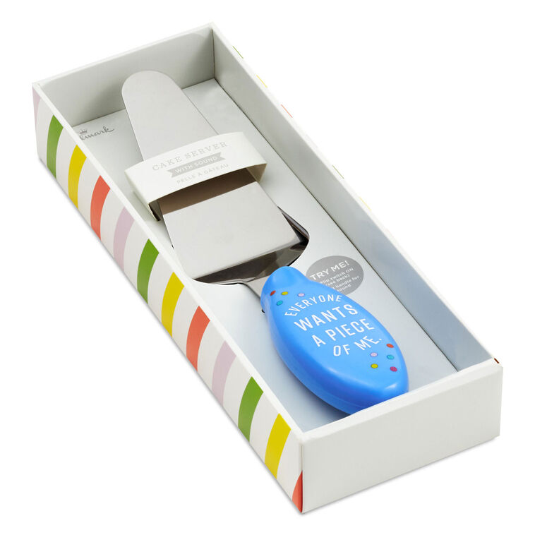 Hallmark Piece Of Me Cake Server With Sound