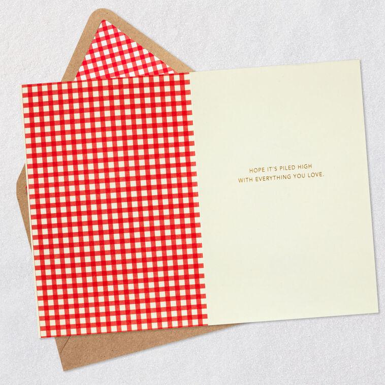 Hallmark Piled High Cheeseburger Birthday Card