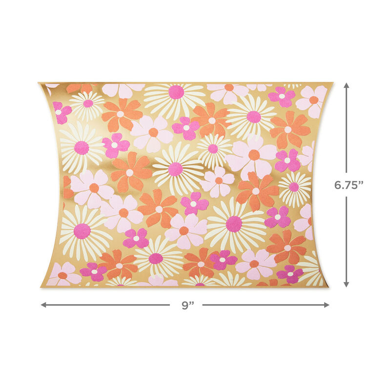 Hallmark Pink And Orange Floral Pillow Box