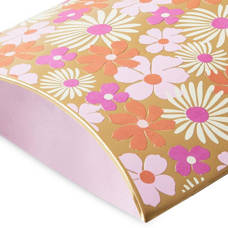 Hallmark Pink And Orange Floral Pillow Box