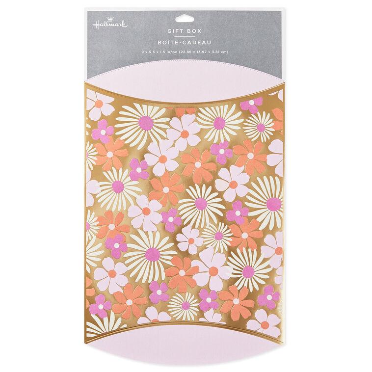 Hallmark Pink And Orange Floral Pillow Box