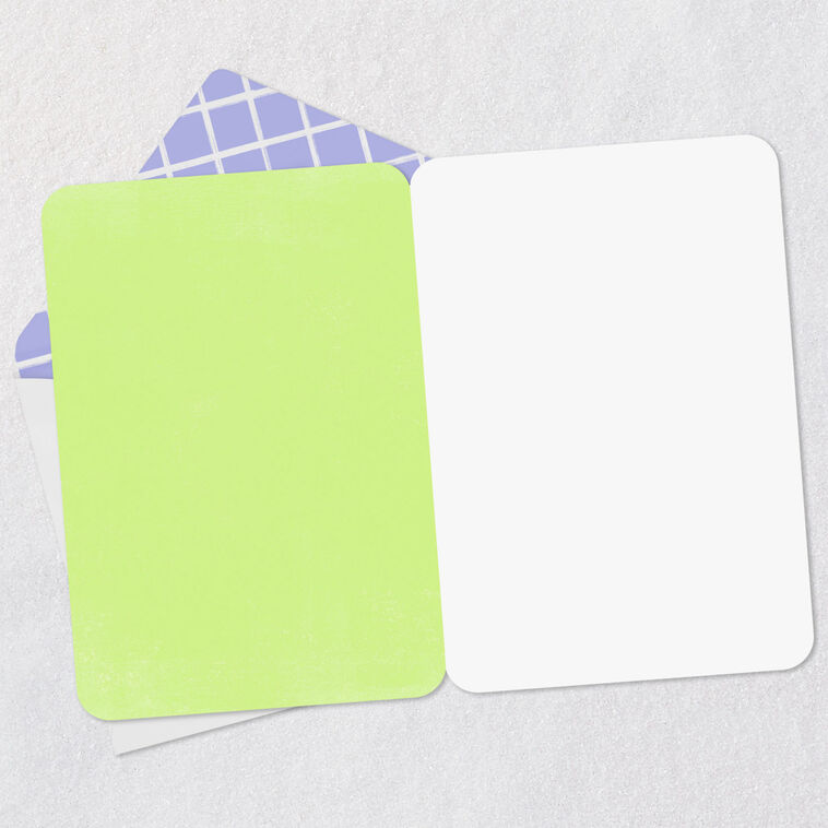 Hallmark Pink Peonies In Blue Jar Blank Card