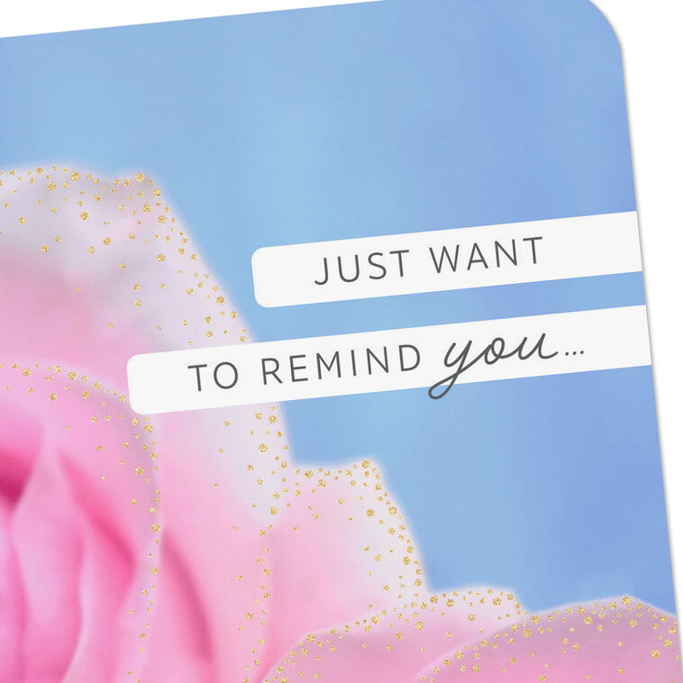 Hallmark Pink Roses Love Card
