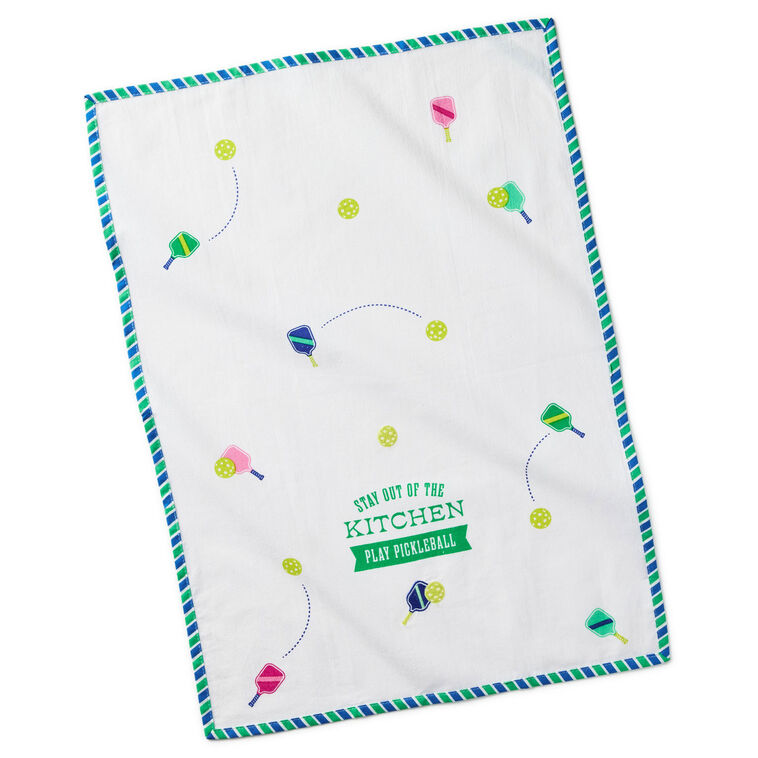 Hallmark Play Pickleball Tea Towel 18x26