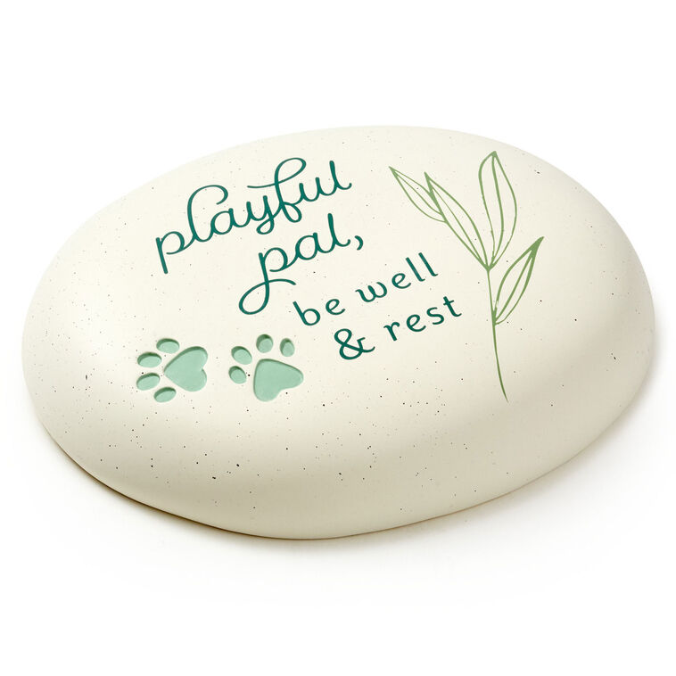 hallmark Playful Pal Pet Memorial Garden Stone