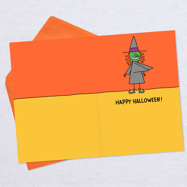 Hallmark Pointy Witch Hats Funny Halloween Card