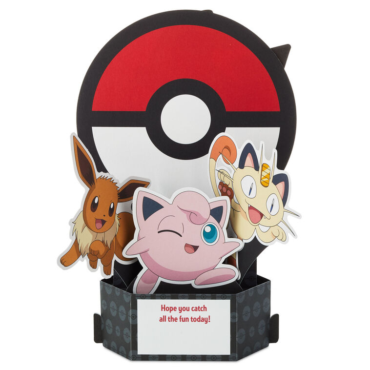 Hallmark Pokémon Catch All The Fun 3D Pop-Up Card