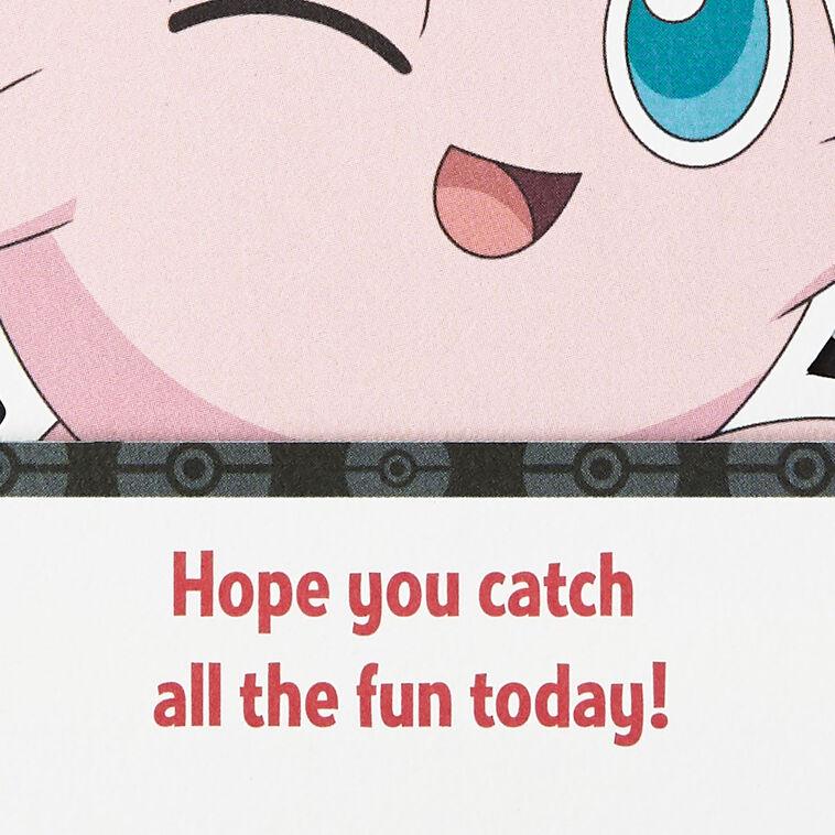 Hallmark Pokémon Catch All The Fun 3D Pop-Up Card