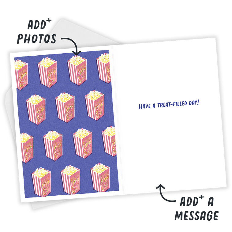 Hallmark Popcorn Fun Custom Birthday Card For Son