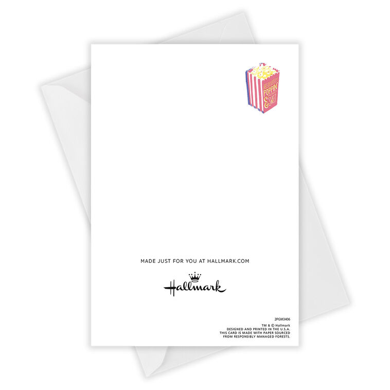 Hallmark Popcorn Fun Custom Birthday Card For Son