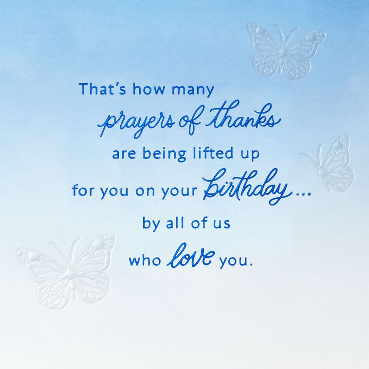 Hallmark Prayers Of Thanks And Love Birthday Card