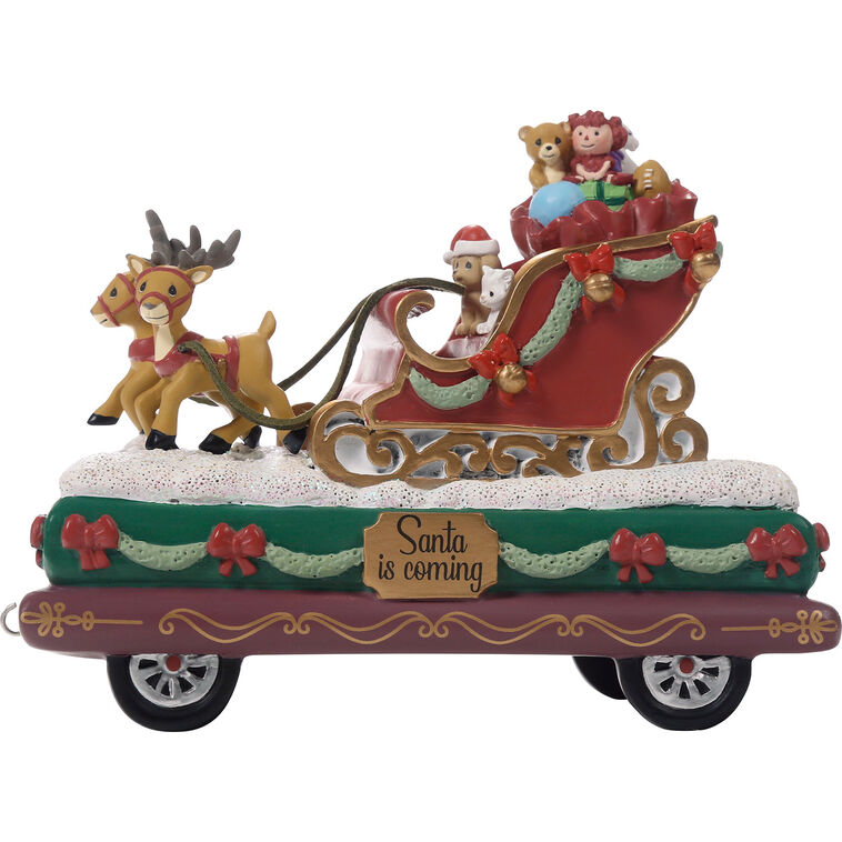 hallmark Precious Moments Santa Is Coming Figurine