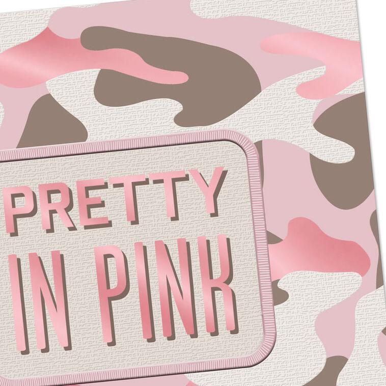 Hallmark Pretty In Pink Camo Birthday Card For Her