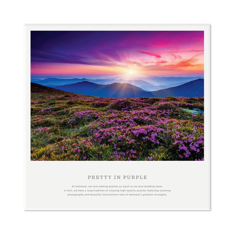 Hallmark Pretty In Purple 550-Piece Jigsaw Puzzle