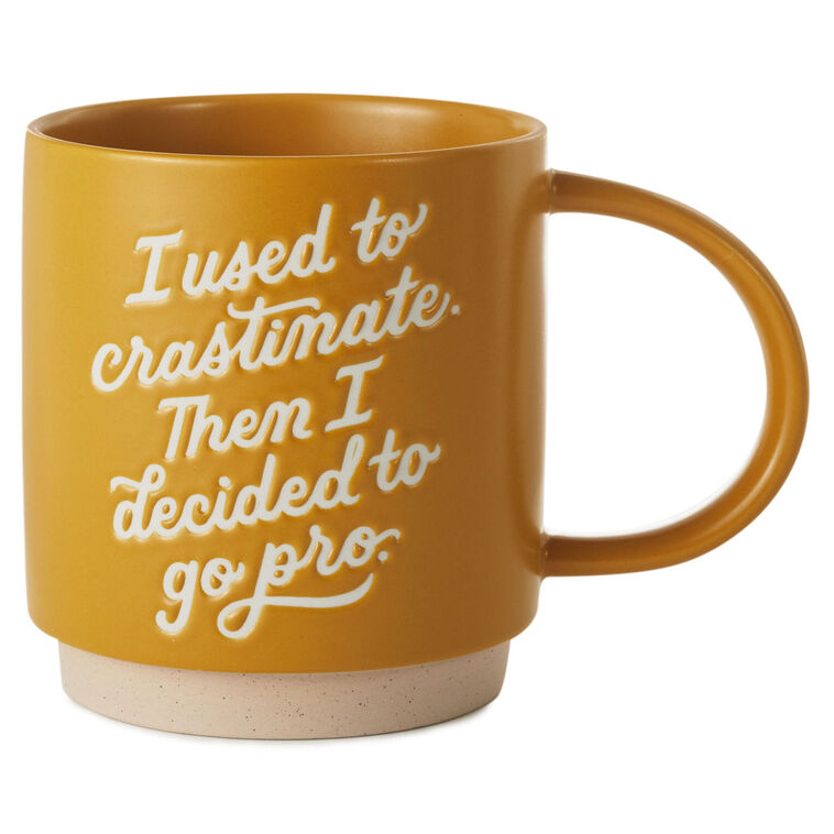 hallmark Procrastinate Funny Mug 16 oz