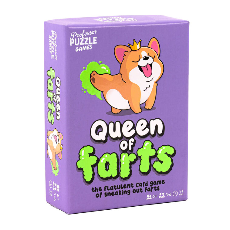 hallmark Professor Puzzle Queen of Farts Game