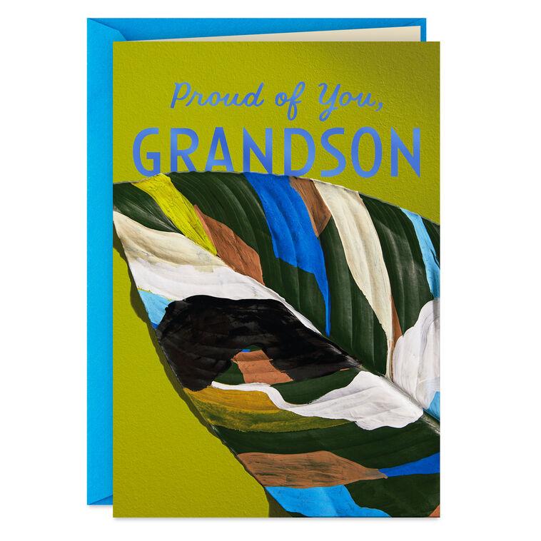 hallmark Proud of You Grandson Birthday Card