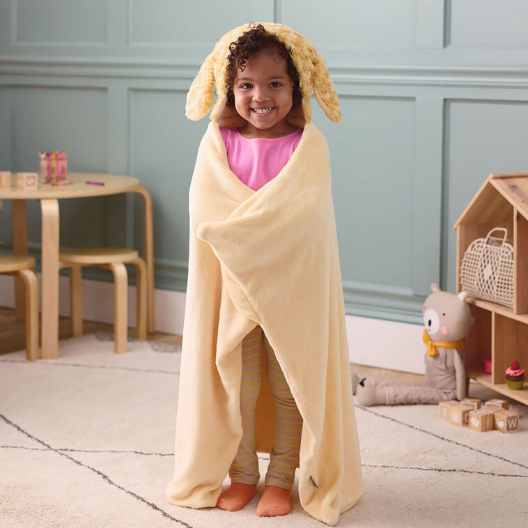 Hallmark Puppy Dog Hooded Blanket With Pockets