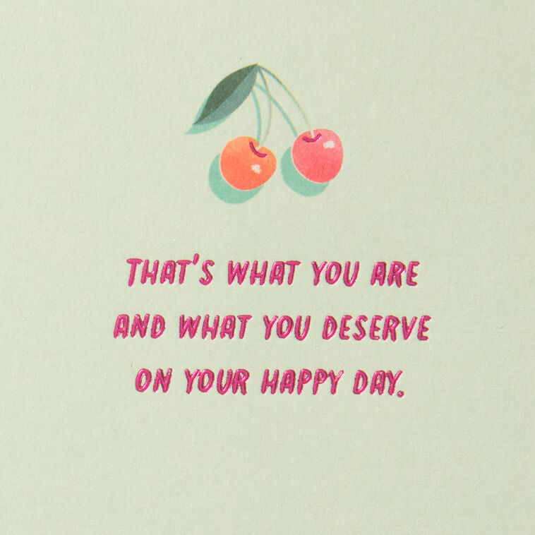Hallmark Pure Sweetness Joy And Love Birthday Card