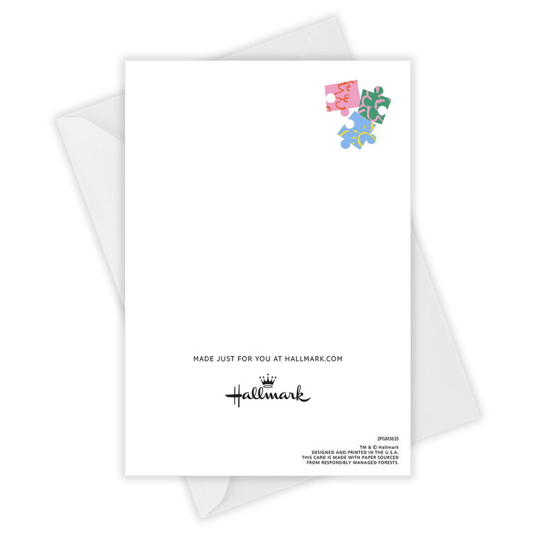 Hallmark Puzzles And Books Custom Birthday Card