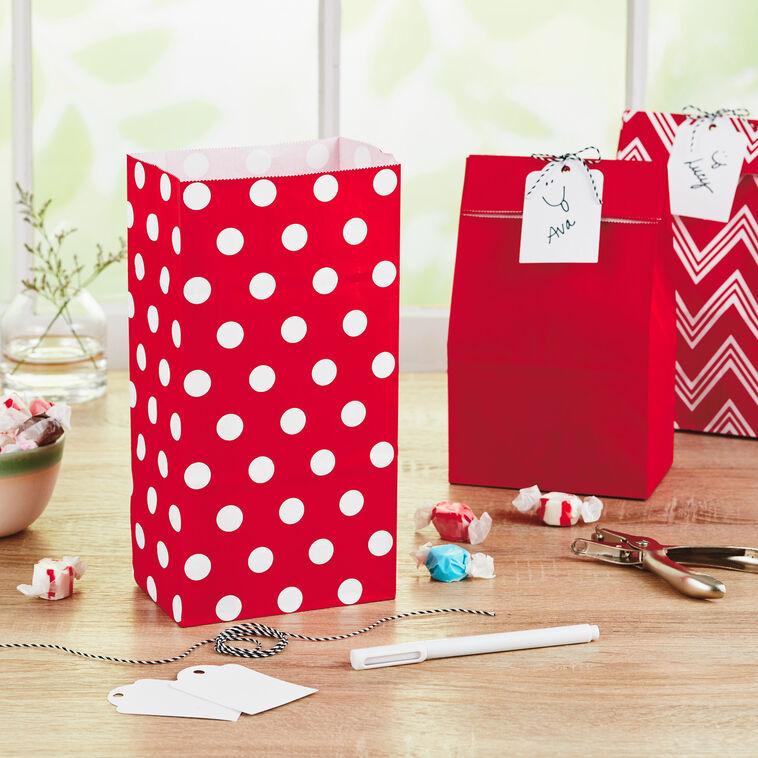 Hallmark Red Assorted Paper Goodie Bags Pack Of 30