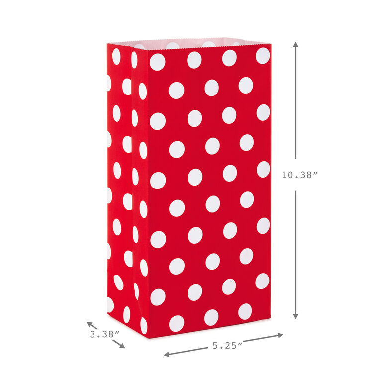 Hallmark Red Assorted Paper Goodie Bags Pack Of 30