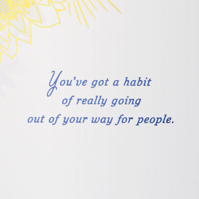 Hallmark Reflecting Kindness Thank-You Card