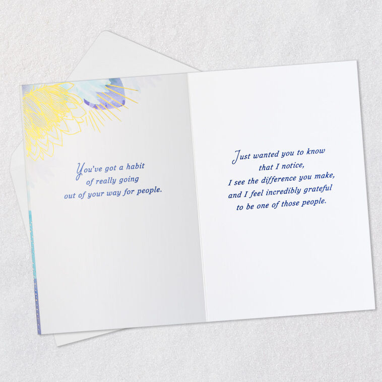 Hallmark Reflecting Kindness Thank-You Card