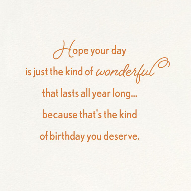 Hallmark Relax And Enjoy Birthday Card For Sister