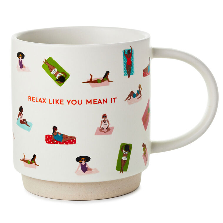 hallmark Relax Like You Mean It Mug 16 oz