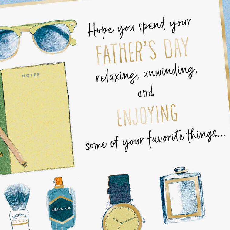 Hallmark Relax Unwind Enjoy Father's Day Card